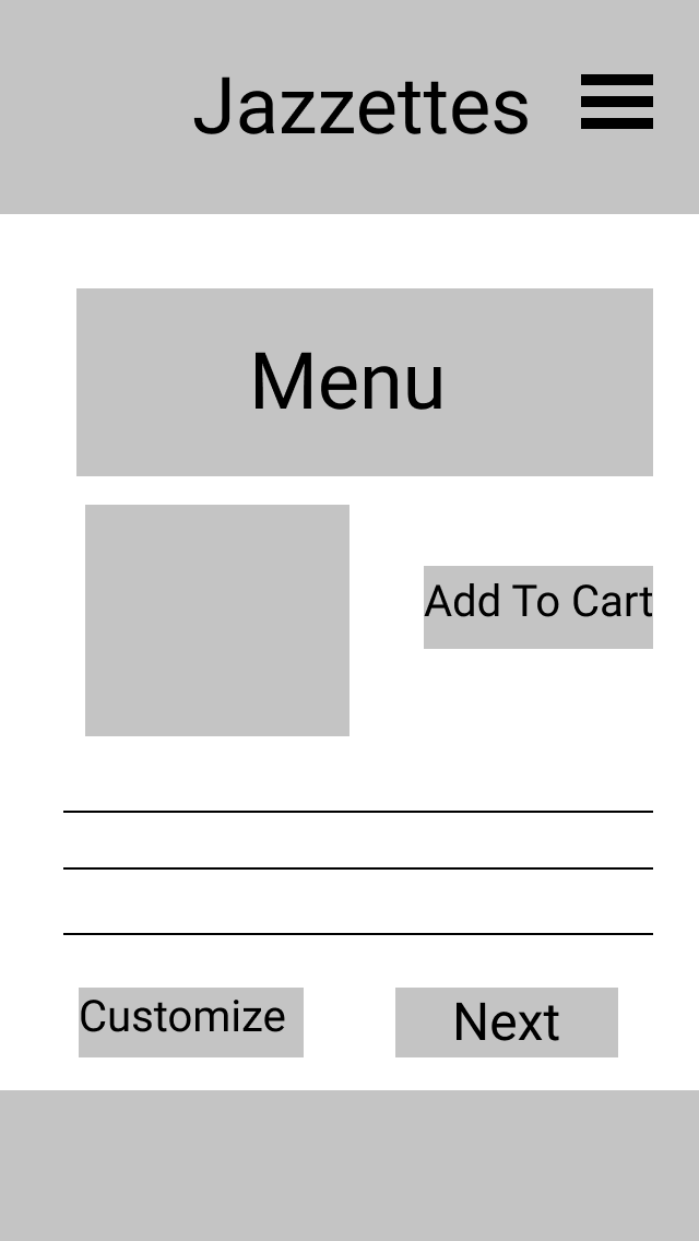 menu page